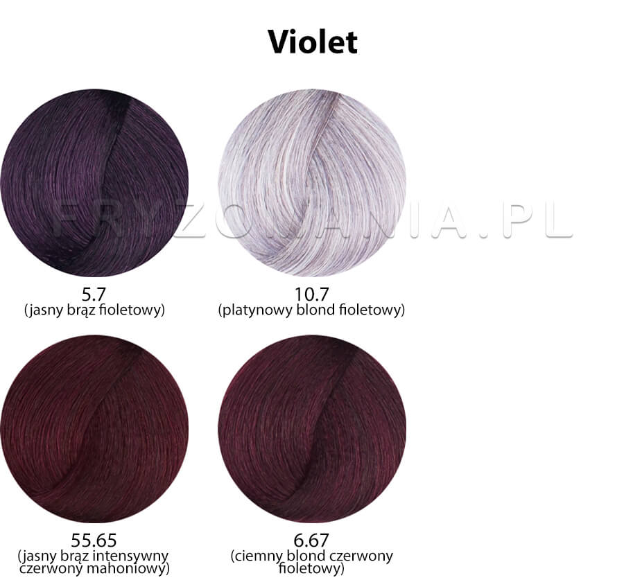 Dusy Professional Color Spirit Toner do włosów bez amoniaku - kolekcja fioletowa