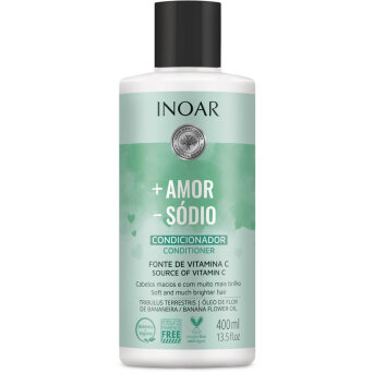Inoar +Amor -Sódio Odżywka do włosów z pantenolem 400ml