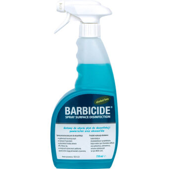 Barbicide Spray do dezynfekcji wszystkich powierzchni, akcesoriów i narzędzi, bez zapachu 750ml