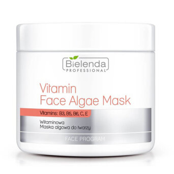 Bielenda Professional Vitamin Maska algowa, witaminowa mocno rewitalizująca do twarzy 190g
