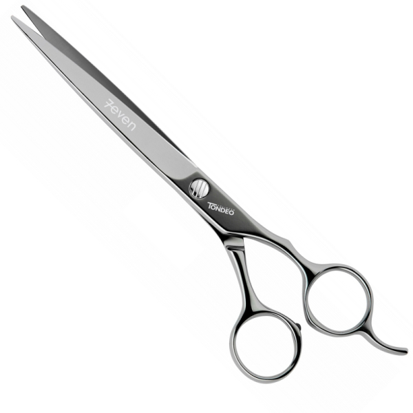 Tondeo 7even Black Offset S-Line Nożyczki do włosów ze stali nierdzewnej antyalergiczne 7,0