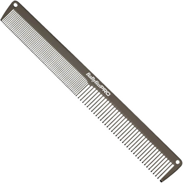 Babyliss Pro Gunsteel M3843E Grzebień fryzjerski metalowy, srebrny