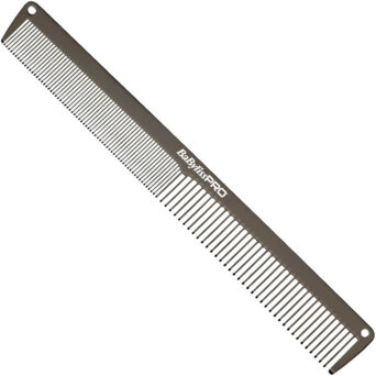 Babyliss Pro Gunsteel M3843E Grzebień fryzjerski metalowy, srebrny