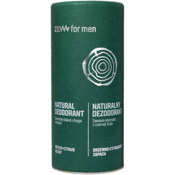ZEW for men Naturalny dezodorant w sztyfcie o zapachu drzewno-cytrusowym 80g