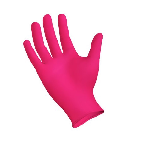 Essenti Care Disposable Rosse Gloves rękawiczki nitrylowe różowe 100szt.