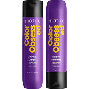 Matrix Total Results Color Obsessed - zestaw pielęgnujący włosy farbowane, szampon 300ml i odżywka 300ml