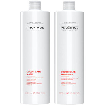 Proximus Color Care - zestaw do włosów farbowanych szampon 1000ml i maska 1000ml