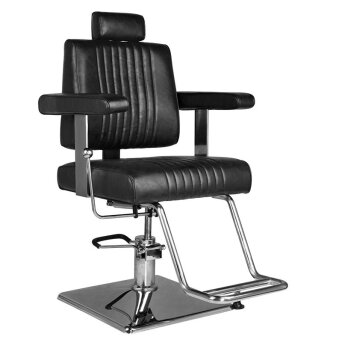 Hair System SM185 Fotel fryzjerski, czarny dostępny w 48h