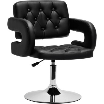 Hair System QS-B1801 Fotel fryzjerski czarny dostępny w 48h