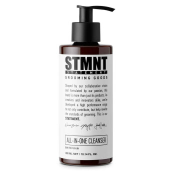STMNT All In One, szampon wielofunkcyjny z aktywnym węglem do włosów, brody i ciała dla mężczyzn 300ml
