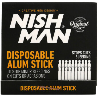 Nishman Disposable Alum Stick Ałun w zapałkach na krwawienia i skaleczenia 20szt.